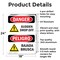 Signmission 24 in Height, 18 in Width, Aluminum, Rectangle, Bilingual OS-2PACK-DS-A-1824-VS-1584 - alternate 2